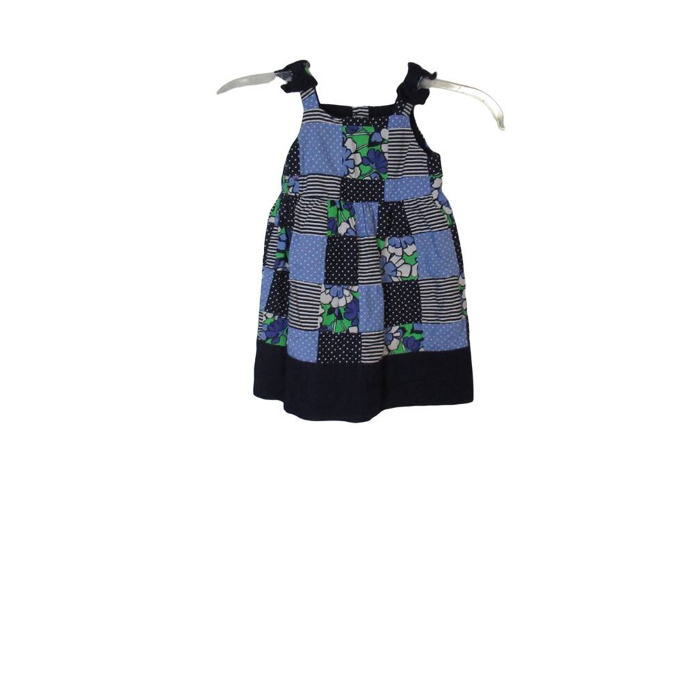 Youth Gymboree Blue Patchwork Dress